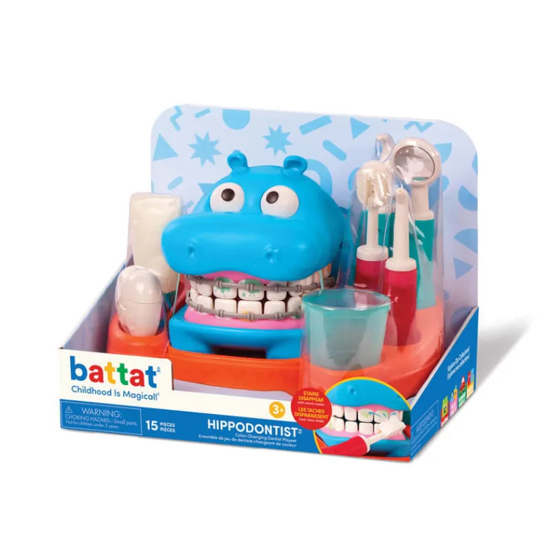 Battat Set Dentista Hippo BT1803Z<Importacion Juguetron Best