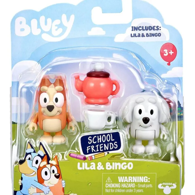 Bluey Mini Muñecos 2 Pack Lila y Bingo<Bandai Outlet