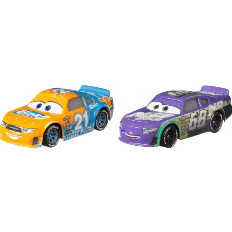 Cars de Disney y Pixar Duo Pack Vehículos de Juguete Blinker y N20<Mattel Sale