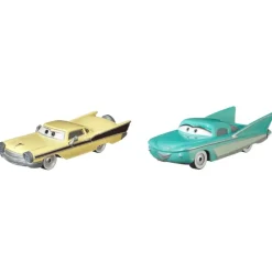 Cars de Disney y Pixar Duo Pack Vehículos de Flo y Nick B<Mattel New