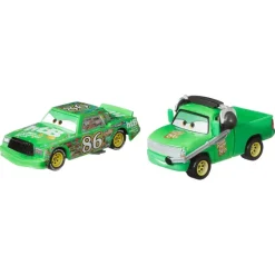 Cars de Disney y Pixar Duo Pack Vehículos de Juguete Chick Hicks y jefe de equipo<Mattel Clearance