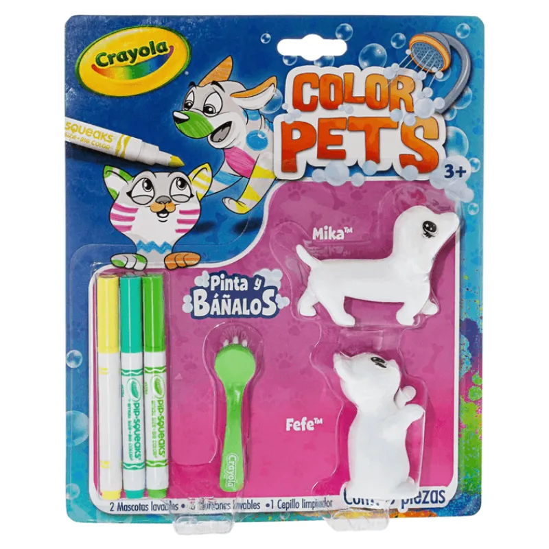 Color Pets 2 Pack Mika y Fefe<Crayola New