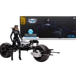DC McFarlane Figura de Colección Gold Label Catwoman con Batimoto, de la The Dark Knight Rises<Spin Master Sale