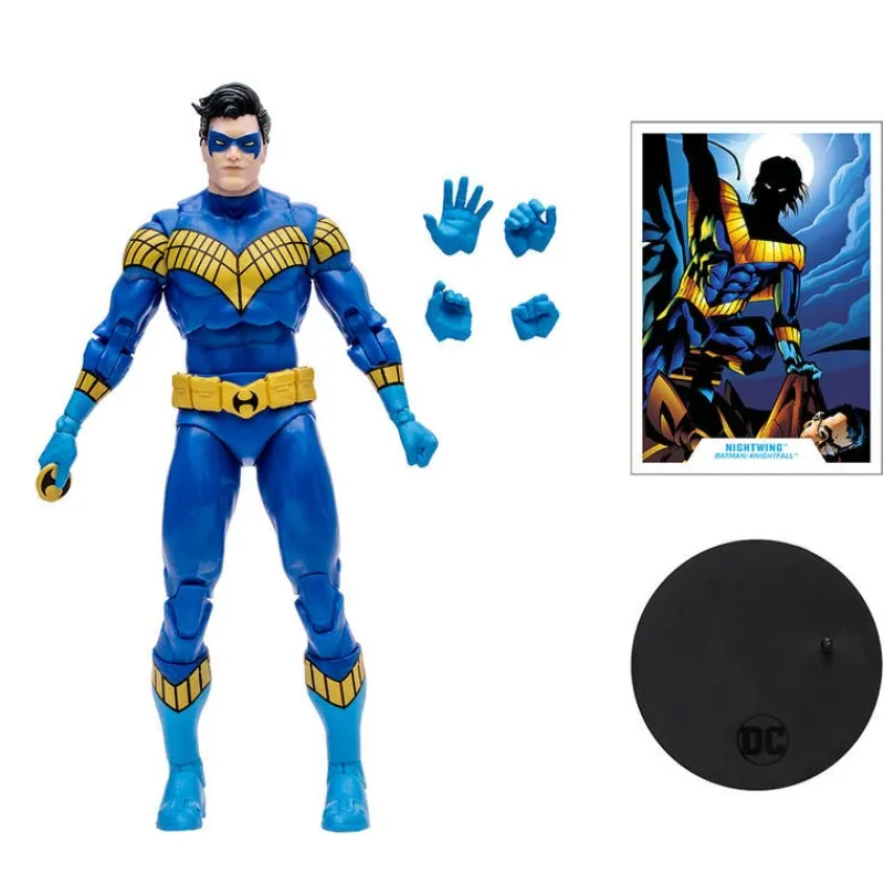 DC McFarlane Figura de Colección Nightwing, del Comic Knightfall<Spin Master Hot