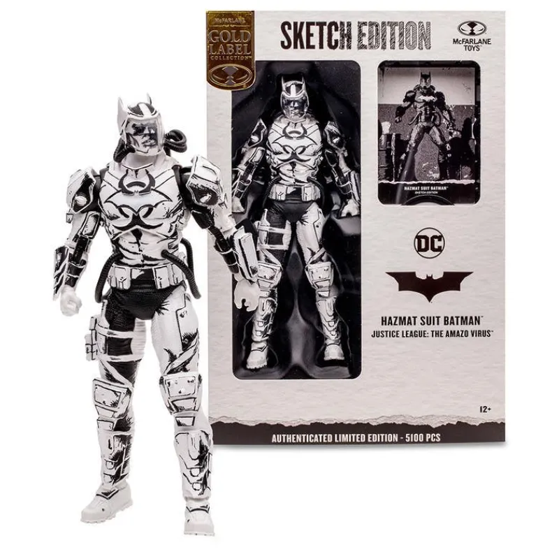 DC McFarlane Figura de Colección Gold Label Hazmat Suit Batman, Sketch Edition<Spin Master Online