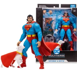 DC McFarlane Superman con Krypto Figura de Colección 6071362<Spin Master Discount