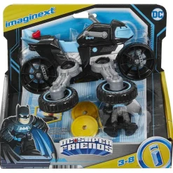 DC Súper Amigos Imaginext BatiMoto con Figura de Batman<Mattel Outlet