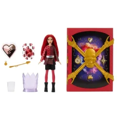 Disney Descendientes Libro Mágico con Hechizos Reales con Muñeca de Red y Caldero Mágico<Mattel Hot