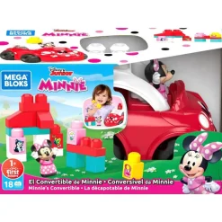 Disney Minnie Mega Bloks Auto Convertible<Mattel Hot
