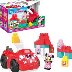 Disney Minnie Mega Bloks Auto Convertible<Mattel Hot