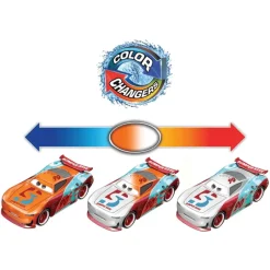 Disney Pixar Cars Cambia de Color Bumper Saves<Mattel New