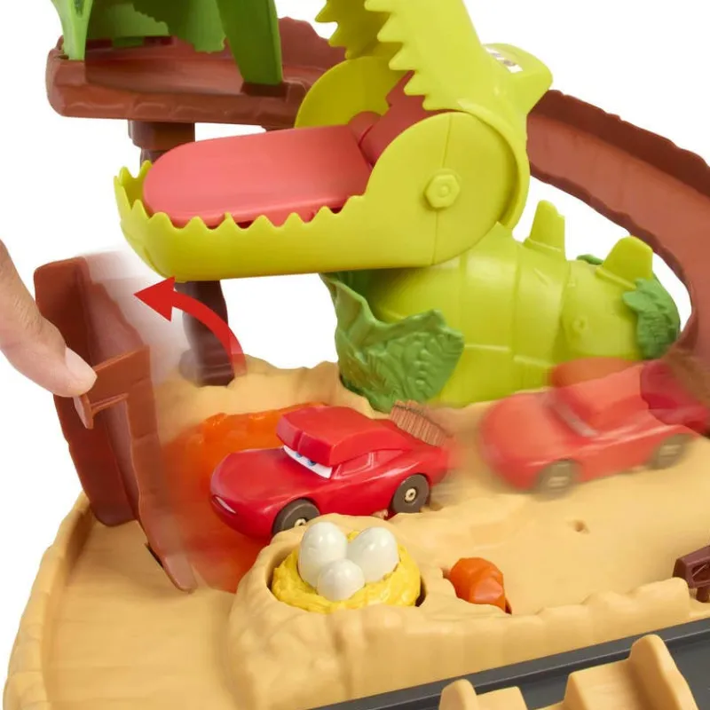 Disney Pixar Cars Pista Parque de Dinosaurios<Mattel Hot