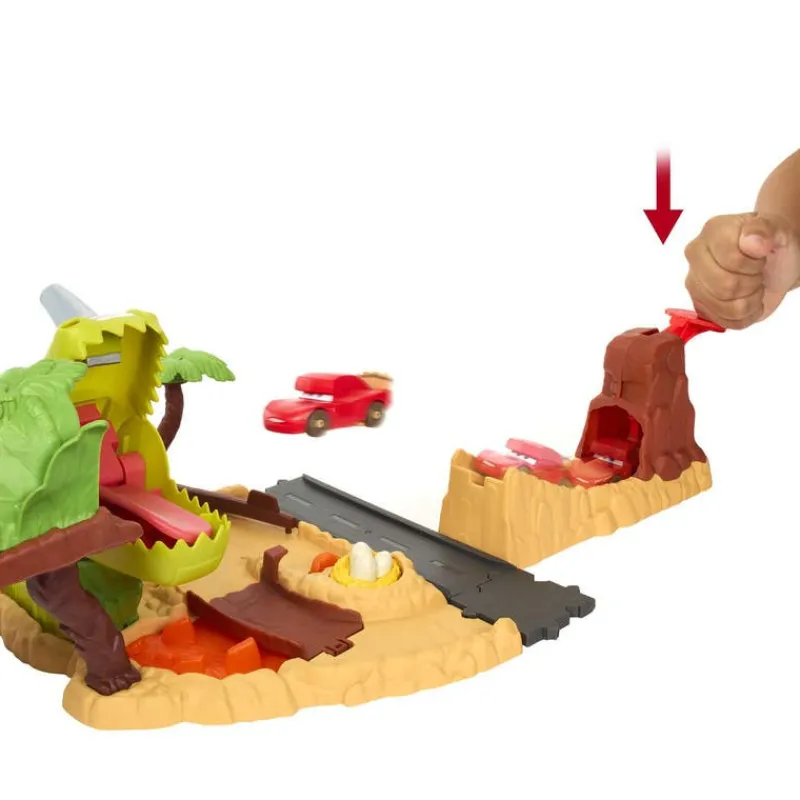 Disney Pixar Cars Pista Parque de Dinosaurios<Mattel Hot