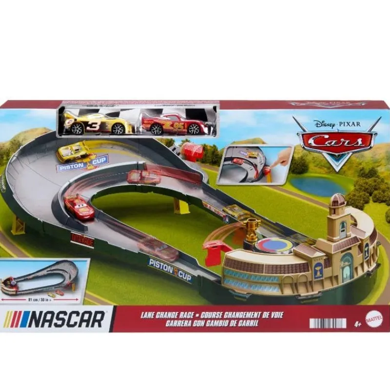 Disney Pixar Cars Pista de Juegos Circuito Nascar<Mattel Online