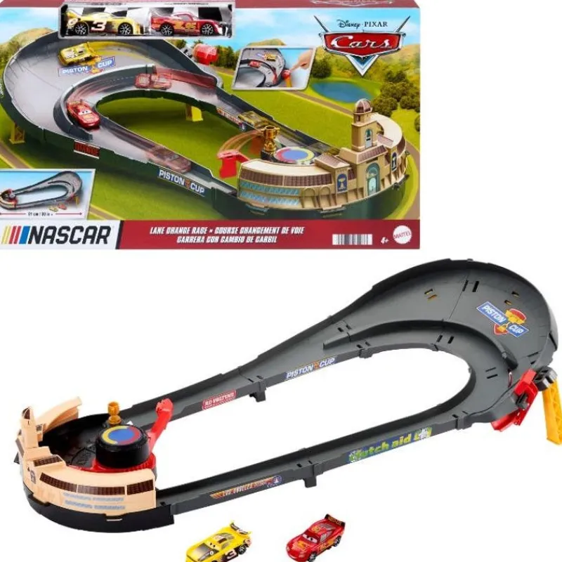Disney Pixar Cars Pista de Juegos Circuito Nascar<Mattel Online