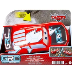 Disney Pixar Cars Rayo McQueen con dos modalidades de Juego: Derrapar o Velocidad<Mattel Hot