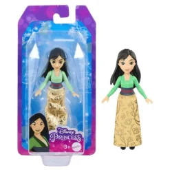 Disney Princesa Muñeca Mini Mulán 9cm para niñas HPL55<Mattel Discount