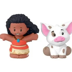 Disney Princesas Little People 2 Pack con Moana y Pua<Mattel Online
