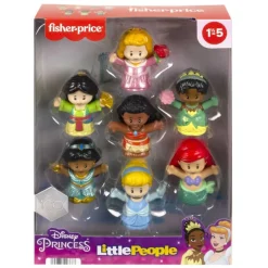Disney Princesas Little People Set de 7 Princesas<Mattel Discount