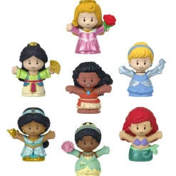 Disney Princesas Little People Set de 7 Princesas<Mattel Discount