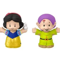 Disney Princesas Little People 2 Pack con Blanca Nieves y Tontín<Mattel Hot