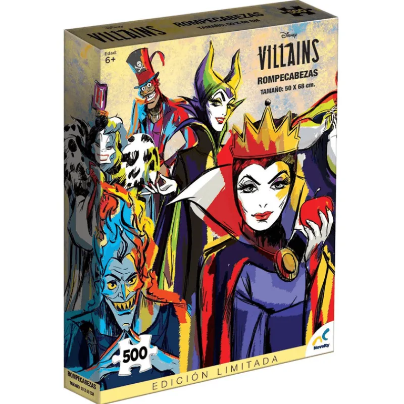 Disney Rompecabezas Arte Pop de Villanos de 500 Piezas<Novelty Hot