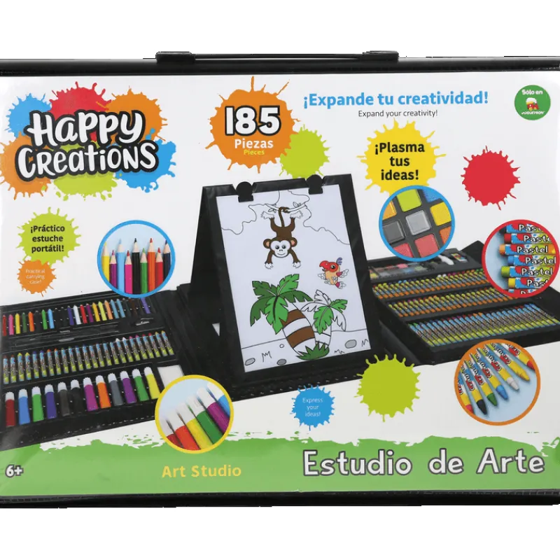 Estudio De Arte 185 Piezas Happy Creations<Importacion Juguetron Best