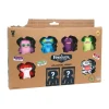 Fuggler collectible figures 8 pack Rabbit Lilac,Weirdo Blue,Alien Purple,Munch Green,Squirrel Red,Boogah Zebra, & 2 Surprise Fuggler FUG06000<Famosa Best