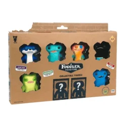 collectible figures 8 pack Fox Blue,Mcgoo Blue,Grin Multi,Weirdo Black,Munch Green,McGoo Blue, & 2 Surprise FUG06000<Fuggler Fashion