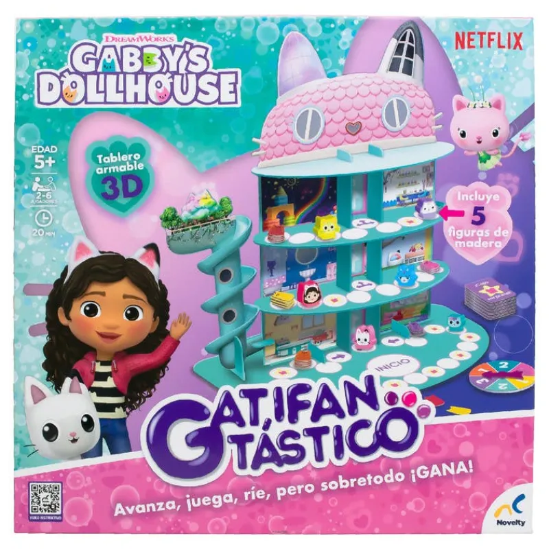 Gabby's Doll House Set de Juego de Mesa Gati-Fantástico<Novelty Outlet