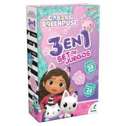Gabby's Doll House Set de Juegos de Mesa 3 en 1<Novelty Fashion