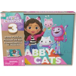 Gabby's Doll House Rompecabezas de Madera 3 Pack<Spin Master Discount
