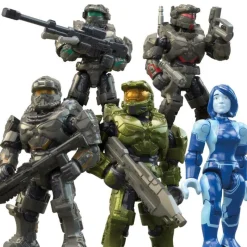 Halo Tanque Warthog del Fleetcom con 5 Mini Figuras de Mega Bloks<Mattel Online