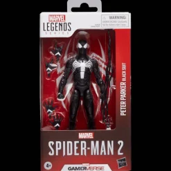 Marvel Legends Series Spiderman 2 Peter Parker Black Suit G0834<Hasbro Sale