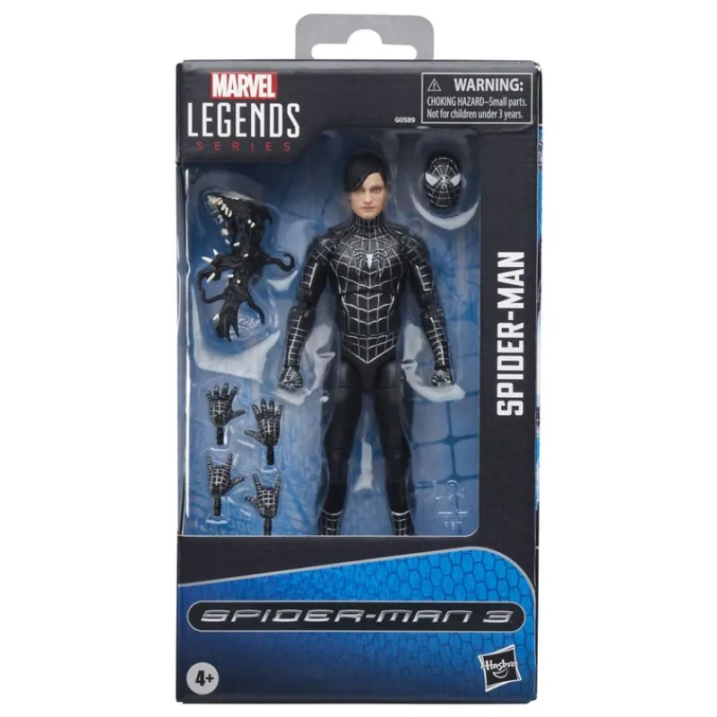 Marvel Legends Spider-Man 3 Black Suit G0589<Hasbro Outlet