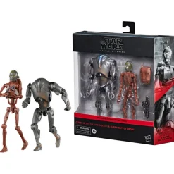 Star Wars The Black Series, Star Wars: El Ataque De Los Clones, 2 Pack C3PO y Droid Bot F9222<Hasbro Fashion