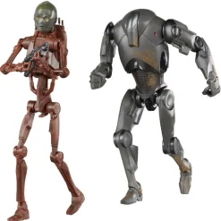 Star Wars The Black Series, Star Wars: El Ataque De Los Clones, 2 Pack C3PO y Droid Bot F9222<Hasbro Fashion