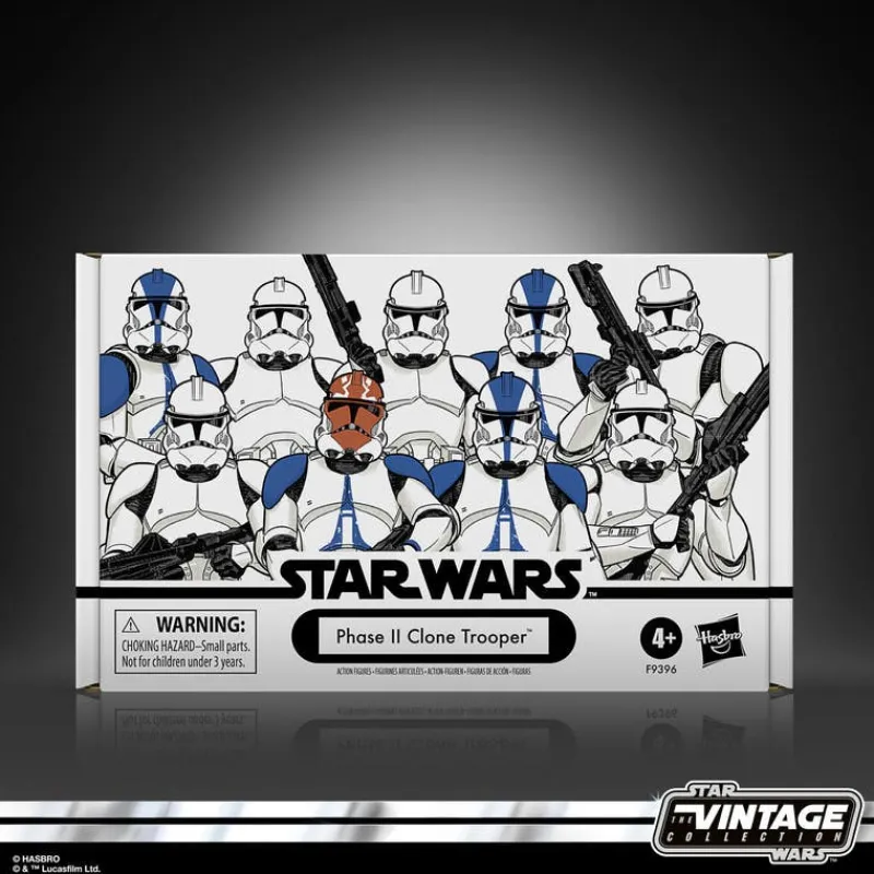 Star Wars Vintage Collection Phase Ii Clone Trooper 4-Pack F9396<Hasbro Hot