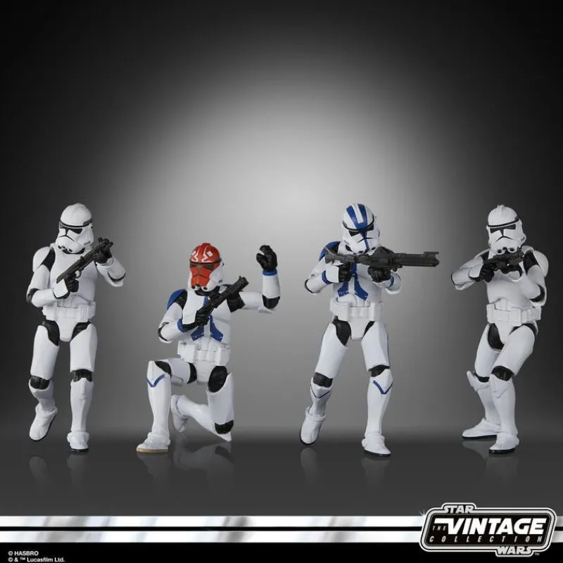 Star Wars Vintage Collection Phase Ii Clone Trooper 4-Pack F9396<Hasbro Hot