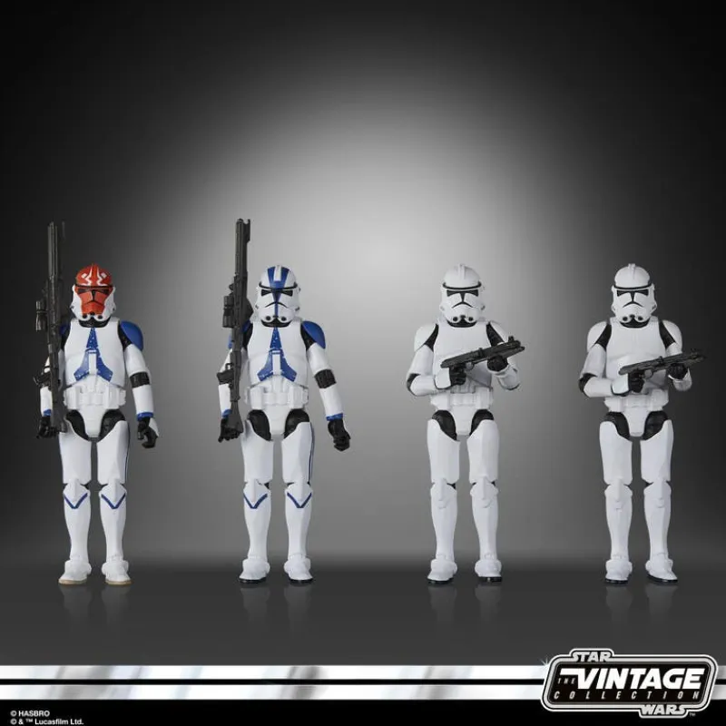 Star Wars Vintage Collection Phase Ii Clone Trooper 4-Pack F9396<Hasbro Hot