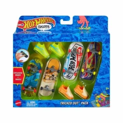Hot Wheels 2 Pack Skate Patineta Sneakers Tony Hawk Dinosaurio<Mattel Clearance
