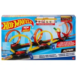 Hot Wheels Action Pista de Juguete Competencia Súper Loop HDR83<Mattel Discount