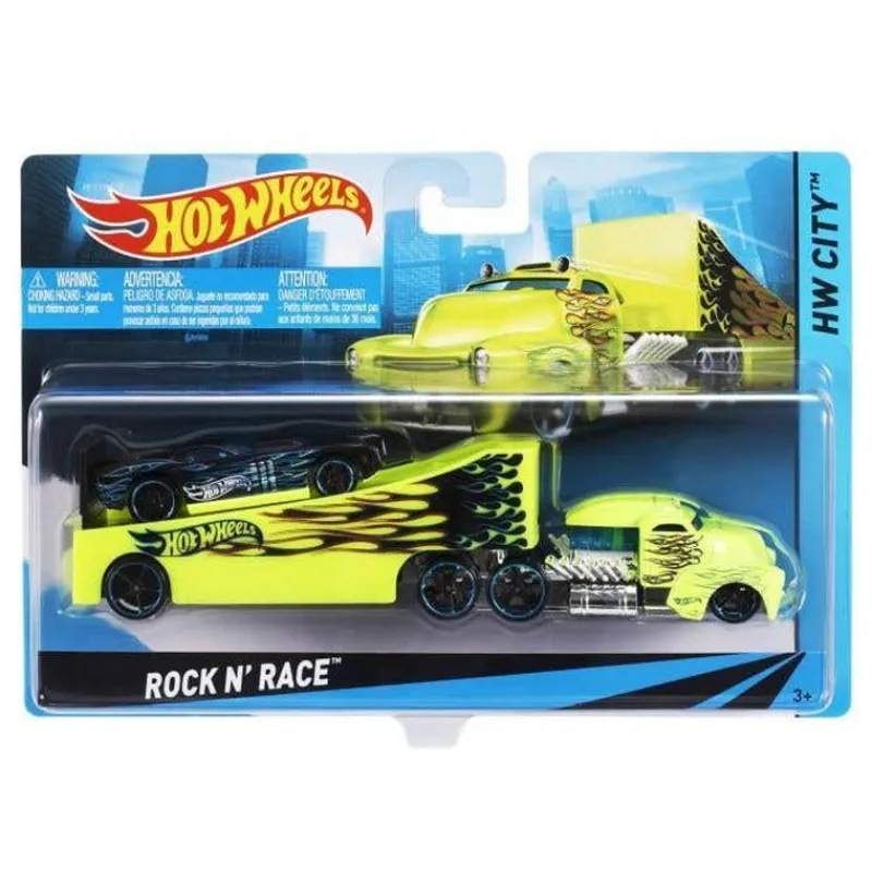 Hot Wheels Camión Rock N' Race con Coche a Escala<Mattel Best