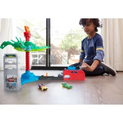 Hot Wheels City Pista de Juguete Robo Tiburón GJL13<Mattel Clearance