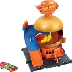 Hot Wheels City Set Tienda de Hamburguesas ¡Arma tu Ciudad!<Mattel Discount