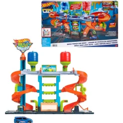 Hot Wheels City Set y Pista Mega Torre de Autolavado<Mattel Best