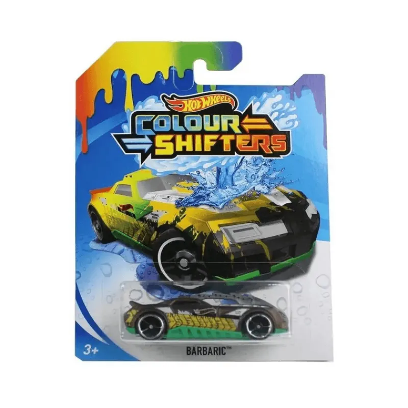 Hot Wheels Coche Color Shifters Cambia de Color Barbaric<Mattel Fashion