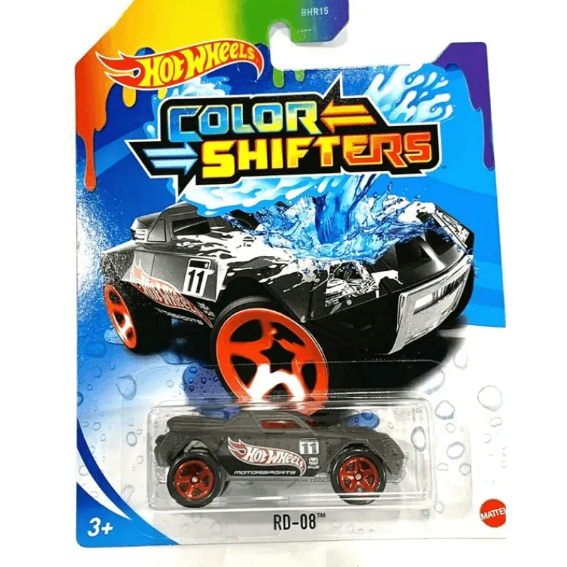 Hot Wheels Coche Color Shifters Cambia de Color RD-08 Negro<Mattel Hot