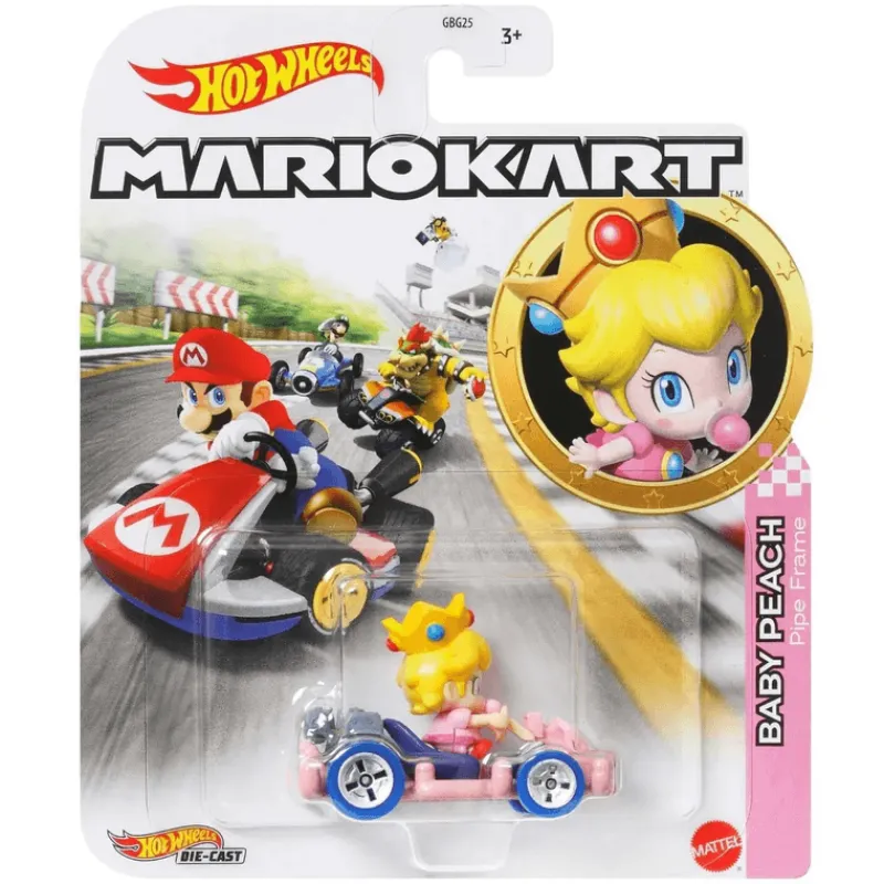 Hot Wheels Mario Kart Peach Baby<Mattel Clearance