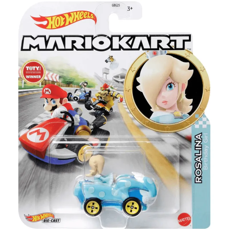 Hot Wheels Mario Kart Rosalina Birthday Gril<Mattel Online